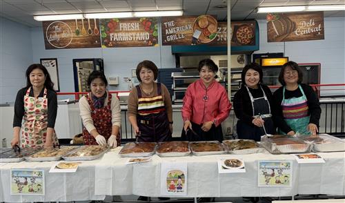 Korean New Year celebration in the PPHS cafeteria